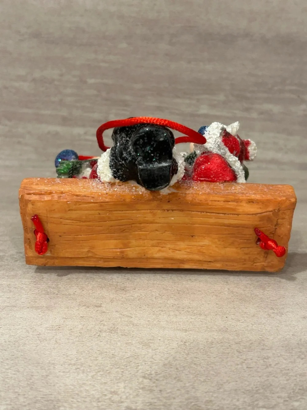 Vintage Santa on a Swing Christmas Decoration